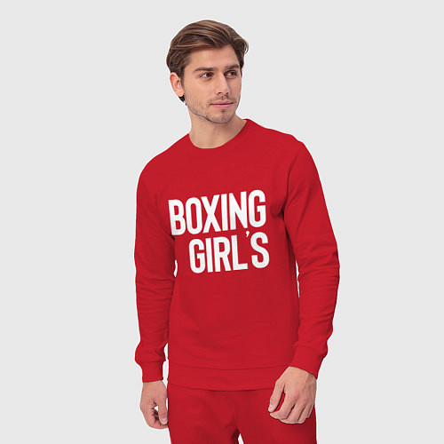 Мужской костюм Boxing girls / Красный – фото 3