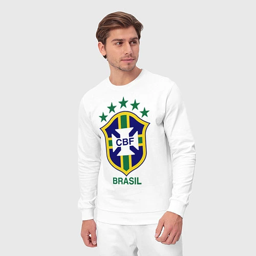 Мужской костюм Brasil CBF / Белый – фото 3