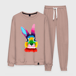 Мужской костюм Радужный кролик