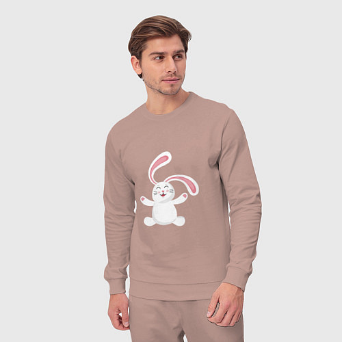 Мужской костюм Happy Rabbit / Пыльно-розовый – фото 3