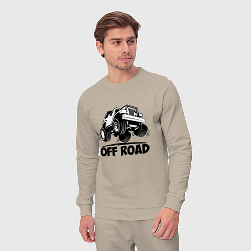 Мужской костюм Off road - Jeep Chrysler / Миндальный – фото 3