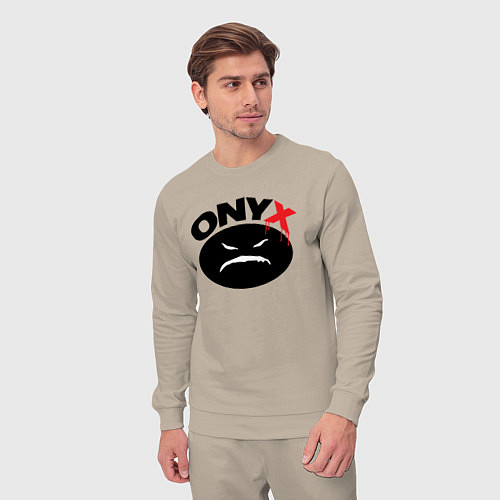 Мужской костюм Onyx logo black / Миндальный – фото 3