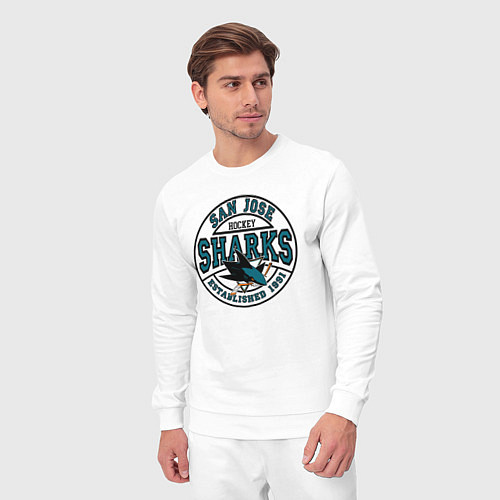 Мужской костюм San Jose Sharks / Белый – фото 3