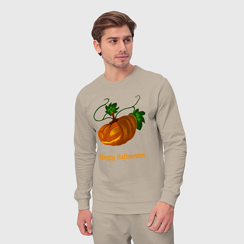 Мужской костюм Trembling pumpkin / Миндальный – фото 3