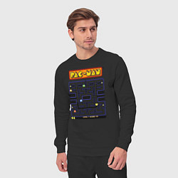 Костюм хлопковый мужской Pac-Man на ZX-Spectrum, цвет: черный — фото 2