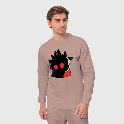 Мужской костюм Cult of the Lamb - Овечка в испуге / Пыльно-розовый – фото 3