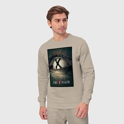 Костюм хлопковый мужской X - Files poster, цвет: миндальный — фото 2