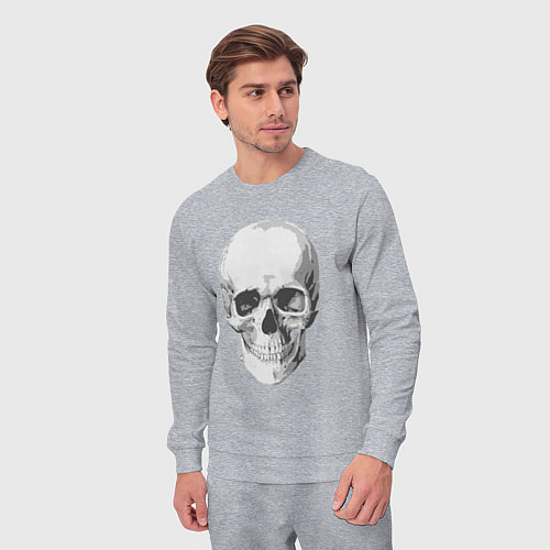 Мужской костюм Platinum Cut Skull / Меланж – фото 3