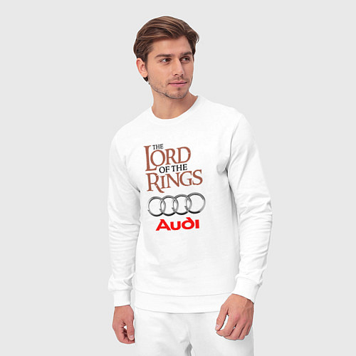 Мужской костюм Audi - властелин колец / Белый – фото 3