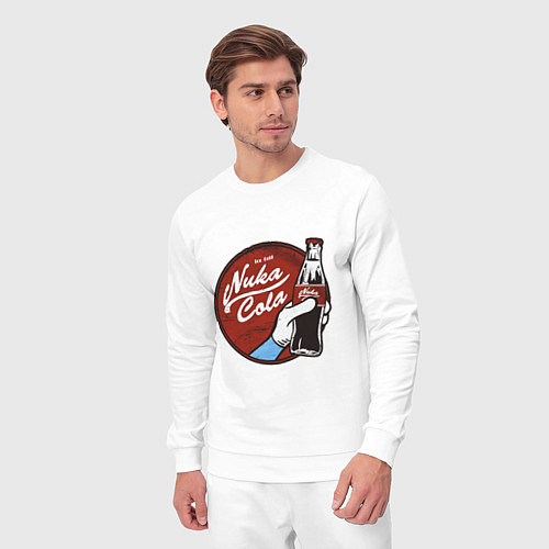 Мужской костюм Nuka cola sticker / Белый – фото 3
