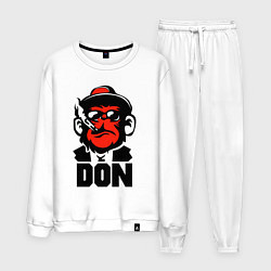 Мужской костюм Обезьяна мафиози с сигаретой