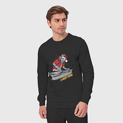 Костюм хлопковый мужской Christmas DJ, цвет: черный — фото 2