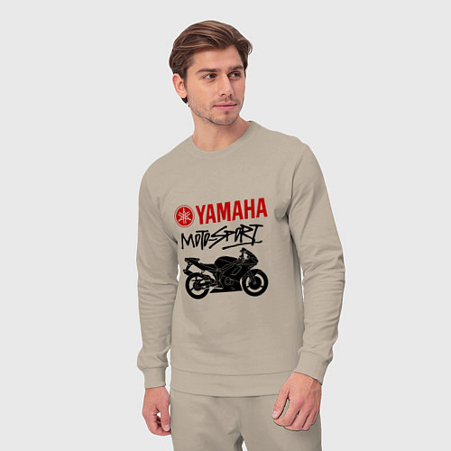 Мужской костюм Yamaha - motorsport / Миндальный – фото 3