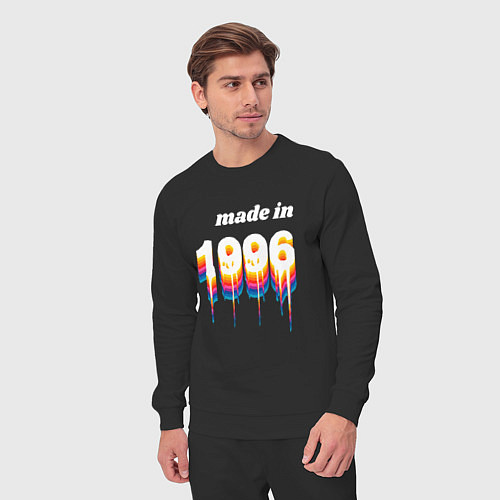 Мужской костюм Made in 1996 liquid art / Черный – фото 3