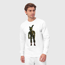 Костюм хлопковый мужской Springtrap, цвет: белый — фото 2