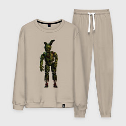 Костюм хлопковый мужской Springtrap, цвет: миндальный
