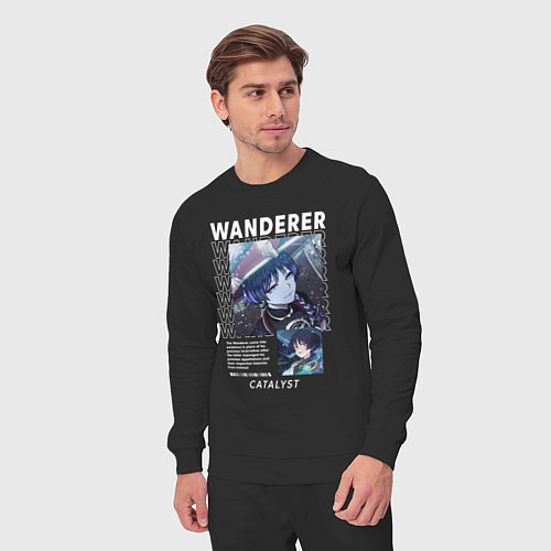 Мужской костюм Wanderer Странник / Черный – фото 3