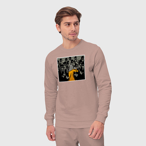 Мужской костюм Kill Bill том 1 / Пыльно-розовый – фото 3