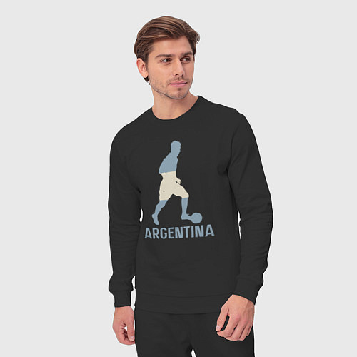 Мужской костюм Lionel Messi Argentina / Черный – фото 3