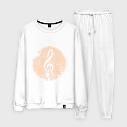 Мужской костюм Музыка - скрипичный ключ