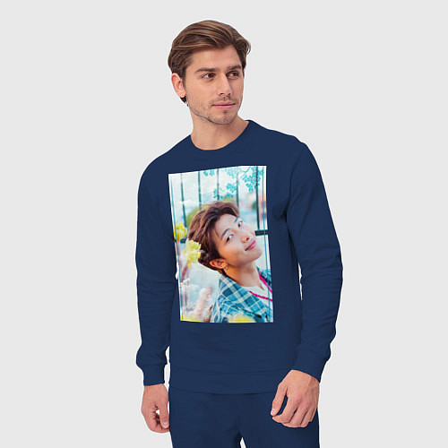 Мужской костюм Handsome Namjoon / Тёмно-синий – фото 3