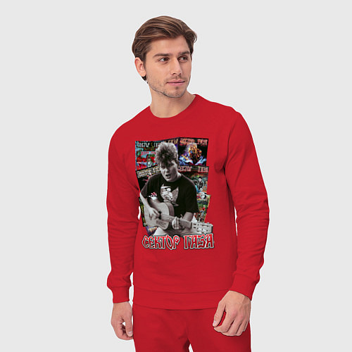 Мужской костюм Сектор газа Юра Хой / Красный – фото 3