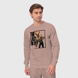 Костюм хлопковый мужской Clicker - The last of us, цвет: пыльно-розовый — фото 2