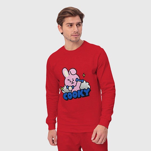 Мужской костюм Cooky BT21 Jungkook / Красный – фото 3