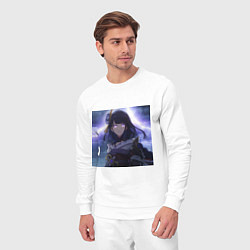 Костюм хлопковый мужской Raiden love, цвет: белый — фото 2
