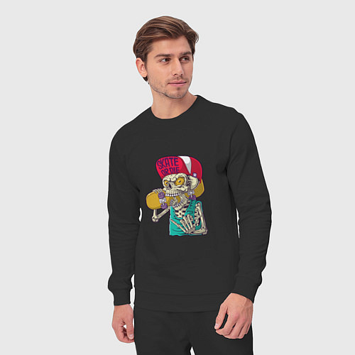 Мужской костюм Skate or die / Черный – фото 3