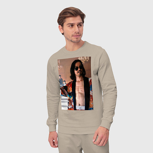 Мужской костюм Алиса в Пограничье- Шляпник / Миндальный – фото 3