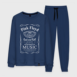 Костюм хлопковый мужской Pink Floyd в стиле Jack Daniels, цвет: тёмно-синий