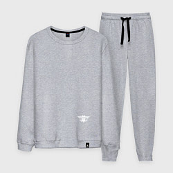 Костюм хлопковый мужской Spark master tape swoup, цвет: меланж