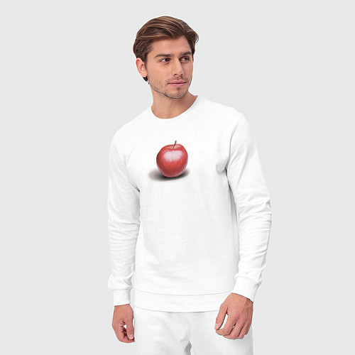 Мужской костюм Красное яблоко / Белый – фото 3