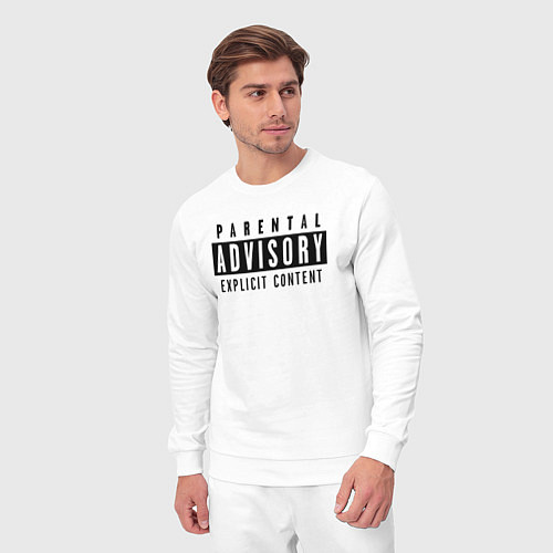 Мужской костюм Parental advisory / Белый – фото 3