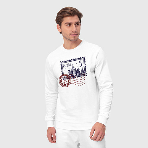 Мужской костюм Марка России / Белый – фото 3