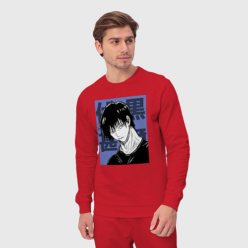 Мужской костюм Тодзи Фушигуро / Красный – фото 3