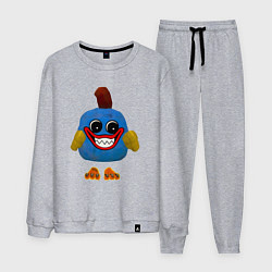 Костюм хлопковый мужской Хагги Вагги Chicken - Chicken Gun, цвет: меланж