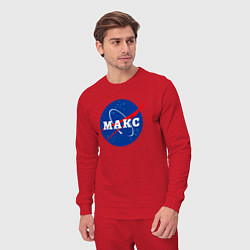 Костюм хлопковый мужской Макс Наса, цвет: красный — фото 2