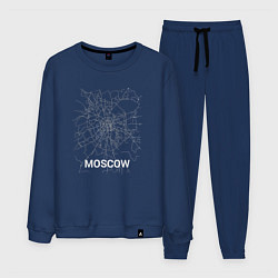 Мужской костюм Moscow map