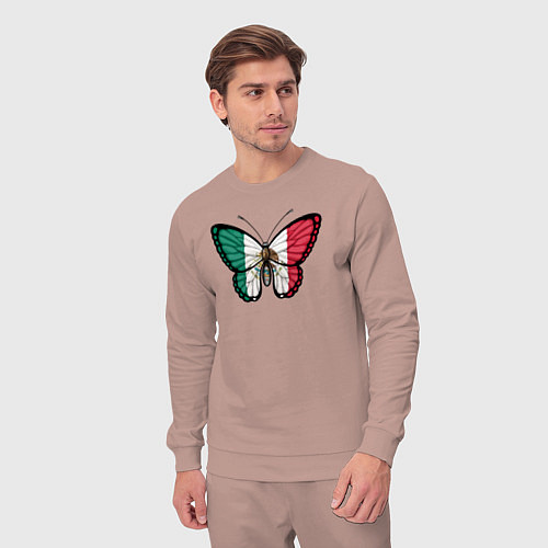 Мужской костюм Мексика бабочка / Пыльно-розовый – фото 3