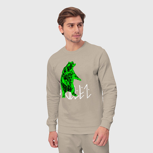 Мужской костюм Славянский Veles - медведь / Миндальный – фото 3