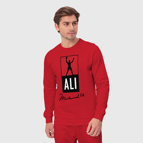 Мужской костюм Muhammad Ali boxer / Красный – фото 3