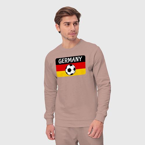 Мужской костюм Football Germany / Пыльно-розовый – фото 3
