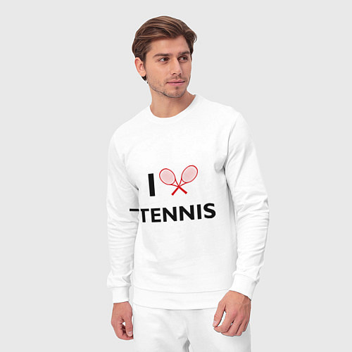 Мужской костюм I Love Tennis / Белый – фото 3