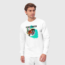 Костюм хлопковый мужской Street Fighter Kimberly, цвет: белый — фото 2