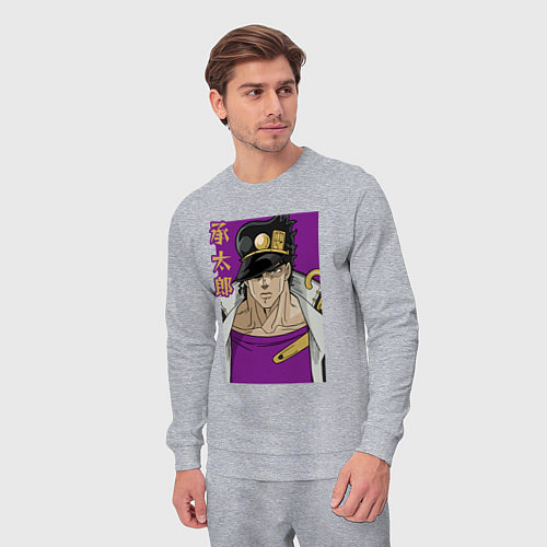 Мужской костюм Джотаро / Меланж – фото 3