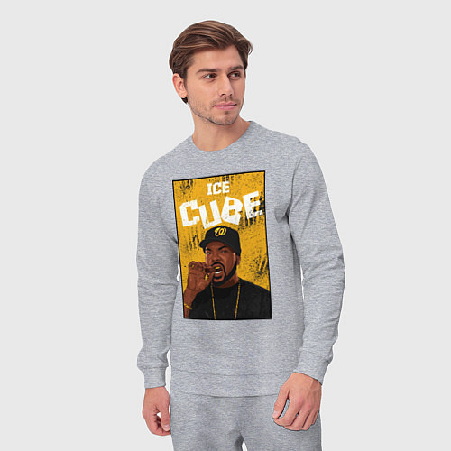 Мужской костюм Ice Сube / Меланж – фото 3