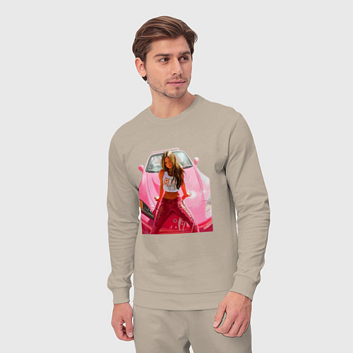 Мужской костюм Суши Девон Аоки Honda s2000 / Миндальный – фото 3