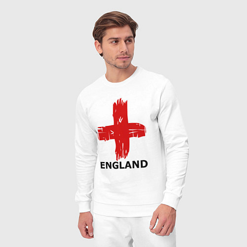 Мужской костюм England flag / Белый – фото 3